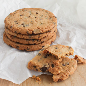 Afbeeldingen van Chocolat chip koeken - 5 stuks