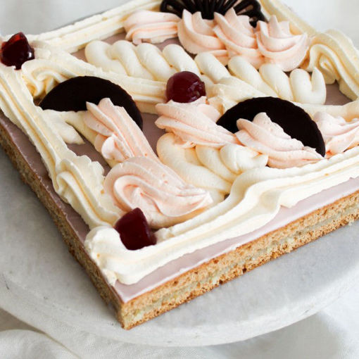 Oranjekoek creme ongesneden - 6 persoons