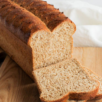 Afbeeldingen van Bruinbrood knip half