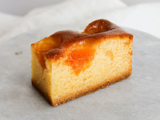 Plaatcake perzik - per stuk